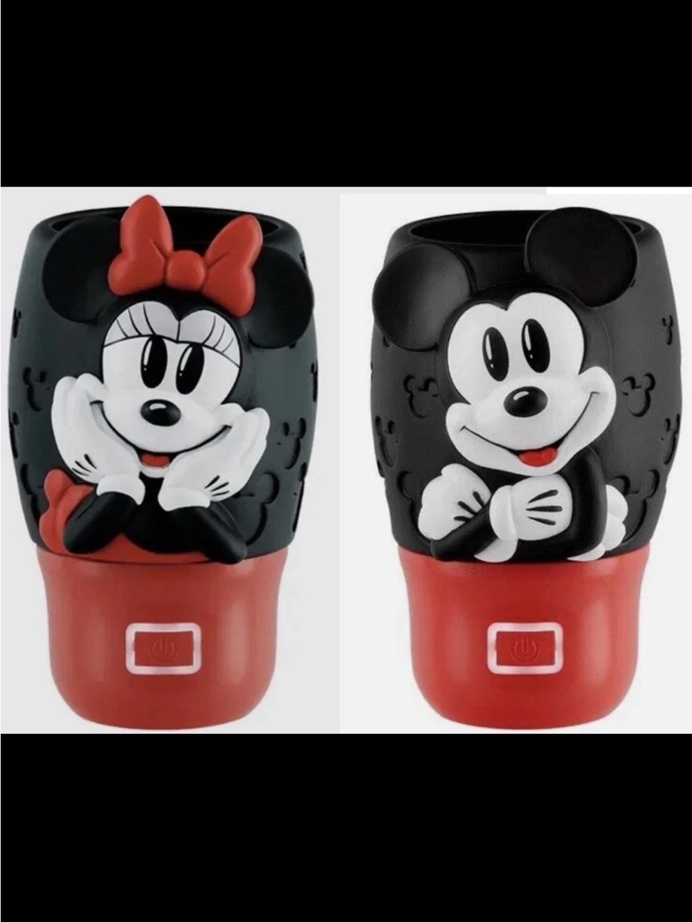 Scentsy Disney Minnie & Mickey Scent Diffusers Black and Red